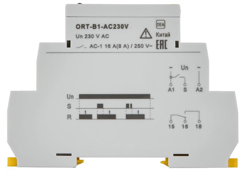 Реле задержки выключения ORT. 1 конт. 230 В AС  | ORT-B1-AC230V | IEK — миниатюра 3