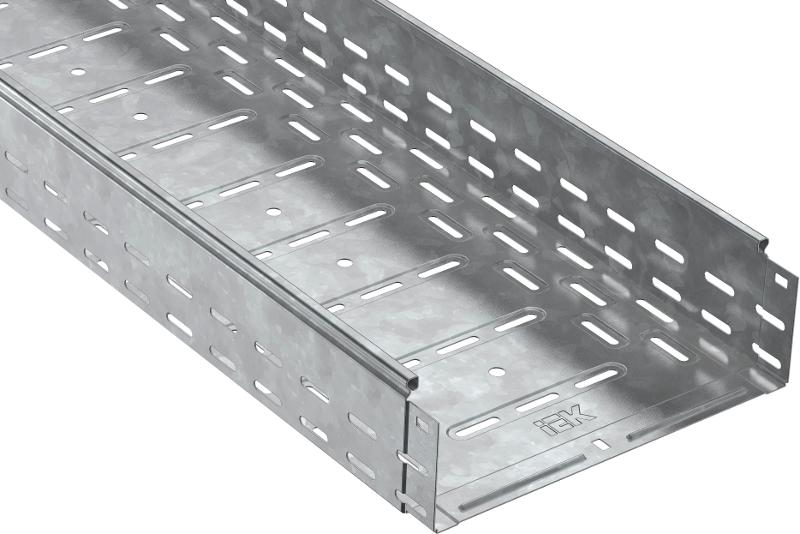 ESCA Лоток перфорированный 100х300х3000-1,2 HDZ | CLP10-100-300-120-3-M-HDZ | IEK - ( ротация на ES5-12-100-300-3-12-HDZ ) — IEK (ИЭК)
