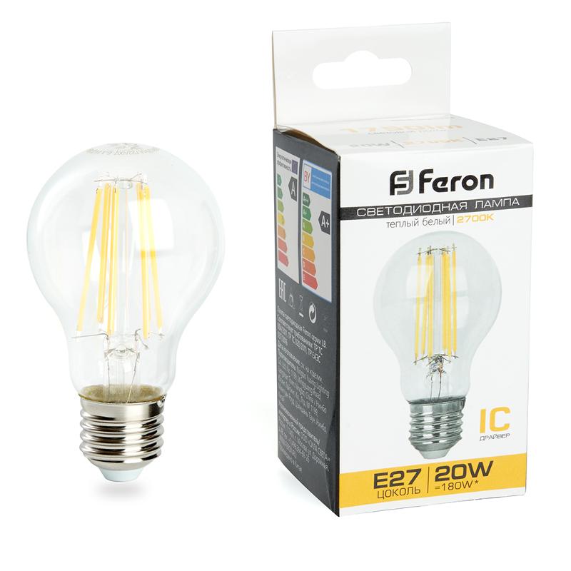 Лампа светодиодная, (20W) 230V E27 2700K, LB-620 | 38245 | FERON — фото 1 | Sento