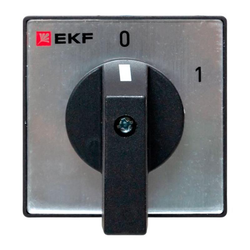 Переключатель кулачковый ПК-1-13 63А 3P «0-1» IP65 | pk-1-13-63-65 | EKF — миниатюра 2