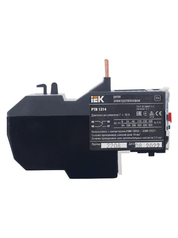 Реле РТИ-1314 электротепловое 7-10А  | DRT10-0007-0010 | IEK — миниатюра 5