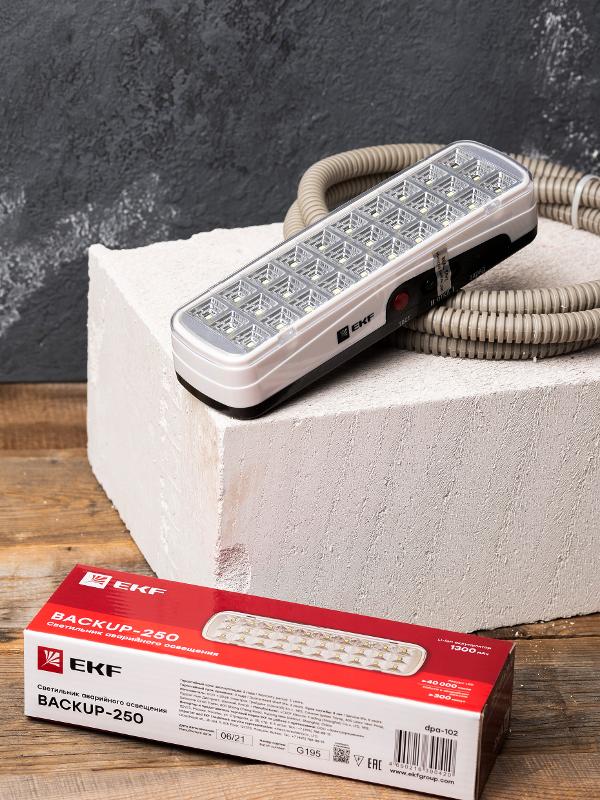 Светильник аварийного освещения BACKUP-250 LED EKF Proxima | dpa-102 | EKF — миниатюра 2