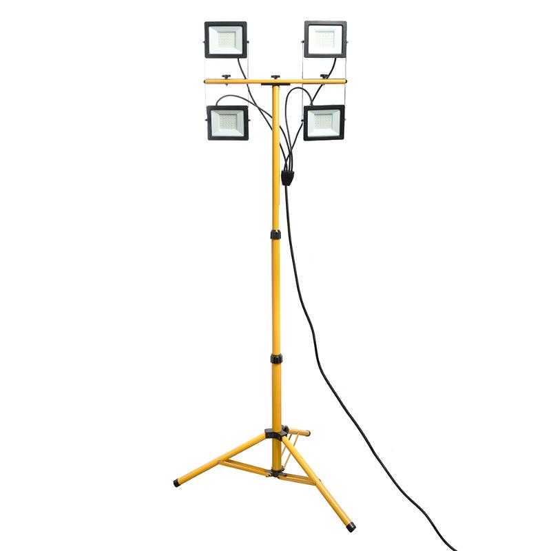 Прожектор на штативе 4*50W 6400К 220V черный IP65 LL-50 | 48507 | FERON — фото 1 | Sento