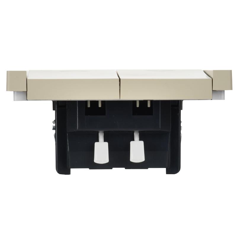 FORTE&PIANO Выключатель жалюзи 10А FP411 ваниль | FP-V15-0-10-1-K10 | IEK — миниатюра 5