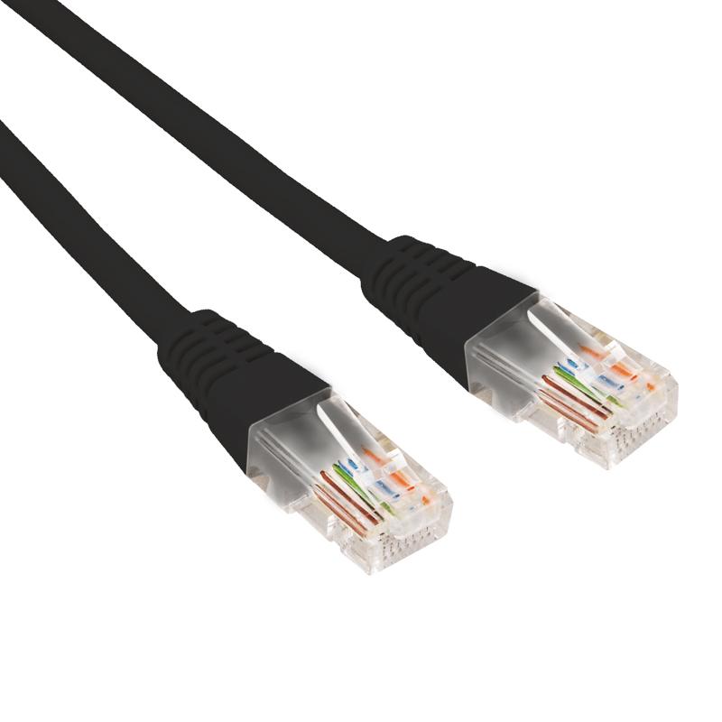 Патч-корд U/UTP CAT 6, RJ45-RJ45, 26AWG, LSZH, черный, 0.3м REXANT | 02-0292-03 | REXANT — REXANT