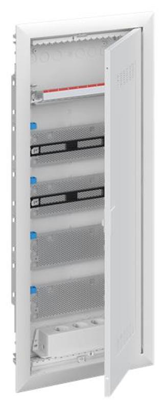 Шкаф мультимедийный с дверью с радиопрозрачной вставкой UK660MW (5 рядов) | 2CPX031389R9999 | ABB — ABB