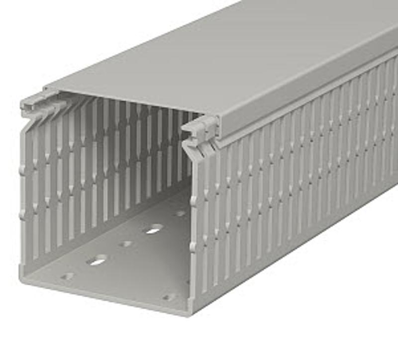 Распределительный кабельный канал LK4 N 80x80x2000 мм (ПВХ,серый) (LK4 N 80080) | 6178231 | OBO Bettermann — миниатюра 2
