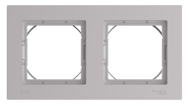 AtlasDesign Aqua Рамка 2-ая IP44, Алюминий | ATN440302 | SE — миниатюра 2