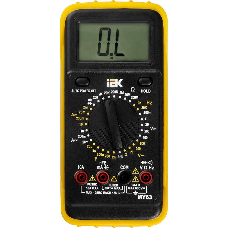 Мультиметр цифровой  Professional MY63  | TMD-5S-063 | IEK — миниатюра 4