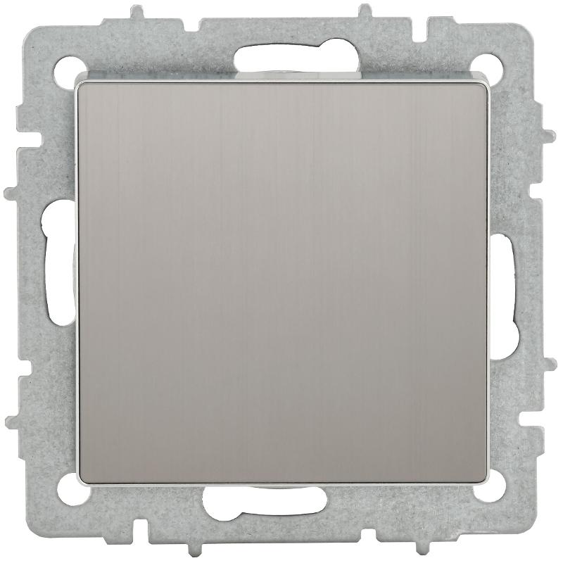 BRITE Выключ. 1-кл. прох. 10А ВС10-1-6-БрГН мет х/н  | BR-V12-0-10-M-K23 | ИЭК — миниатюра 2