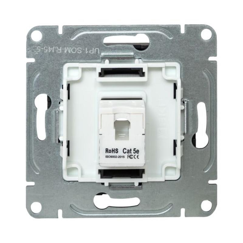 Механизм розетки RJ45 (cat5), мокко Эпика  |UP1-SOM-RJ45-5| EKF — миниатюра 6