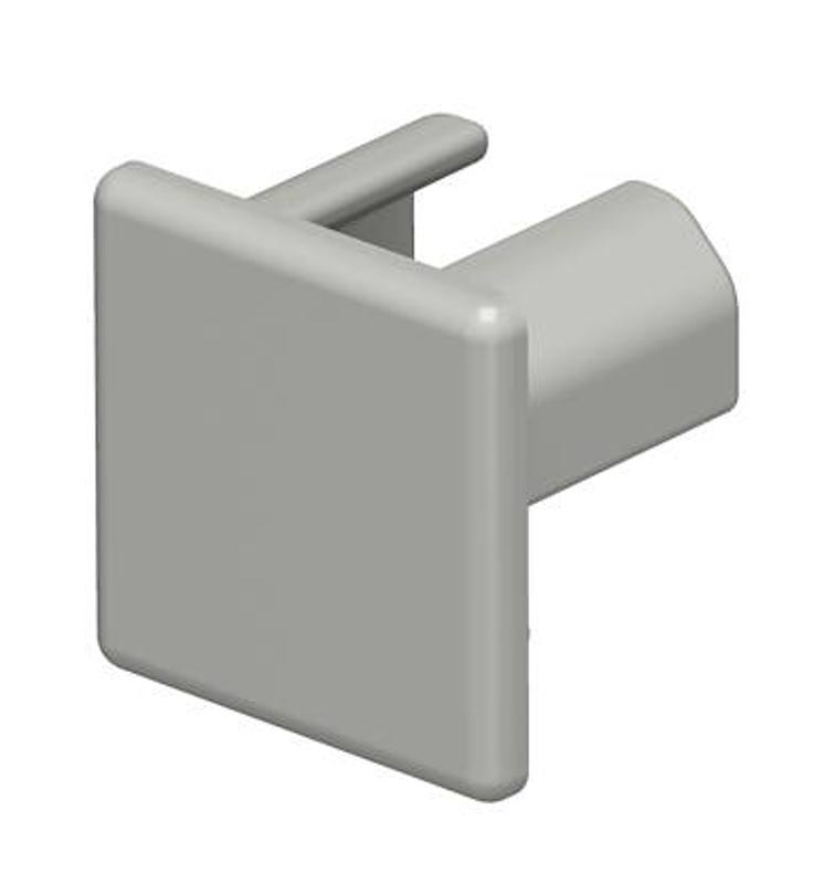 Торцевая заглушка кабельного канала WDK 15x15 мм (ПВХ,серый) (WDK HE15015GR) | 6158692 | OBO Bettermann — OBO Bettermann