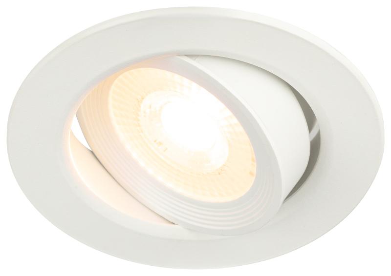Светильник светодиодный встраиваемый KL LED 22A-5 3K WH LED круглый поворотн. LED SMD 5W 3000K белый | Б0037036 | ЭРА — миниатюра 4