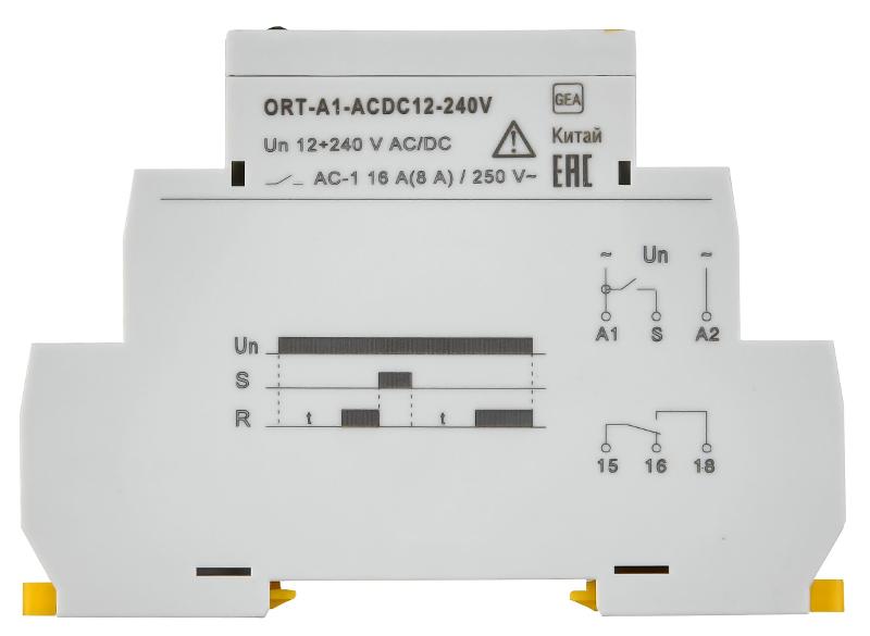 Реле задержки включения ORT. 1 конт. 12-240 В AС/DC  | ORT-A1-ACDC12-240V | IEK — миниатюра 3
