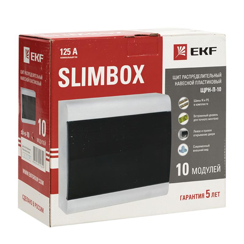 Щит распределительный навесной ЩРН-П-10 "SlimBox" IP41 EKF PROxima|sb-n-10|EKF — миниатюра 3