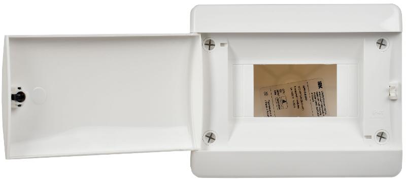 Корпус пластиковый навесной на 6 модулей ЩРН-П-6 IP41 белая дверь UNION Compact | UIC-KP13-N-06-41-K01 | IEK — миниатюра 3