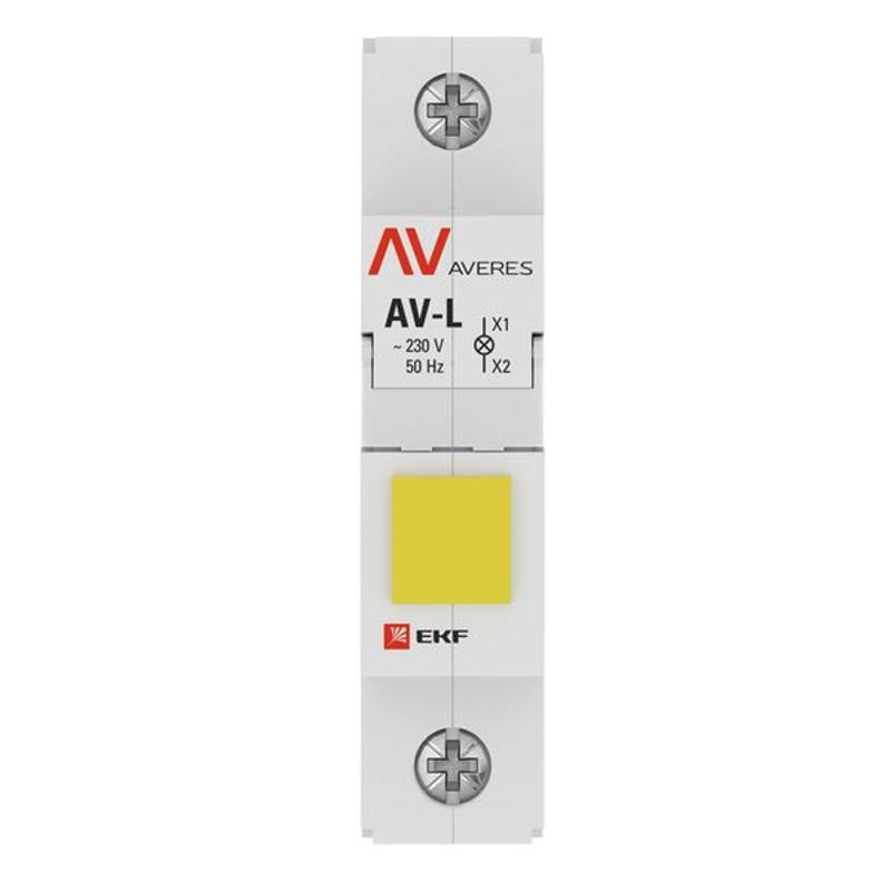 Лампа сигнальная AV-L желтая EKF AVERES | av-l-yellow-averes | EKF — миниатюра 5