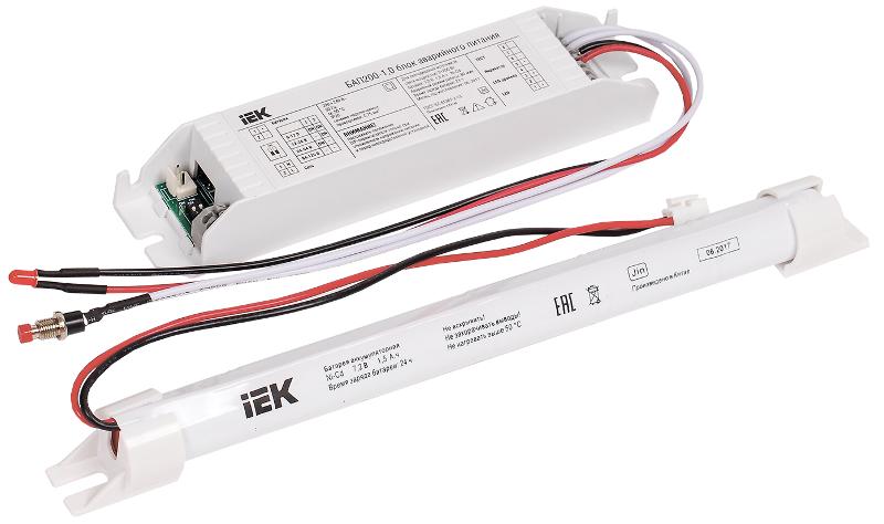 Блок аварийного питания LED БАП200-1,0 200Вт 1ч IP20 | LLVPOD-EPK-200-1H | IEK — IEK (ИЭК)
