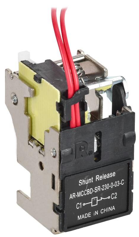 ARMAT Независимый расцепитель левый 230В AC для MCCB типоразмер A; D  | AR-MCCBD-SR-230-0-03-C | IEK — фото 1 | Sento