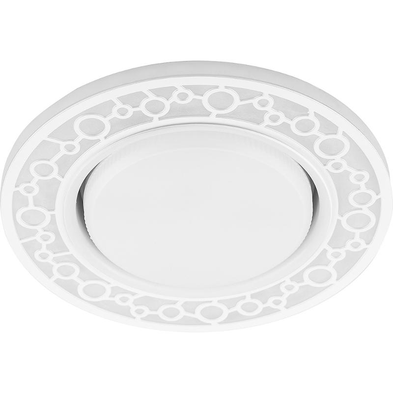 Светильник потолочный встраиваемый под лампу GX53 CD9902 20LED*2835 SMD 4000K, 15W GX53, без лампы, белый | 32938 | FERON — Feron