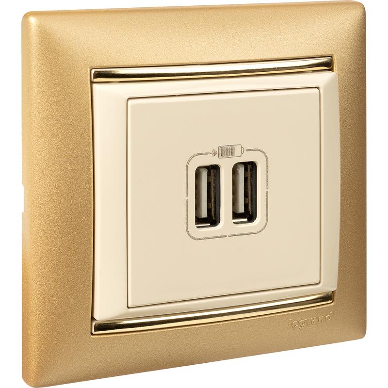 Valena Сл. кость Розетка 2-ая USB — миниатюра 14