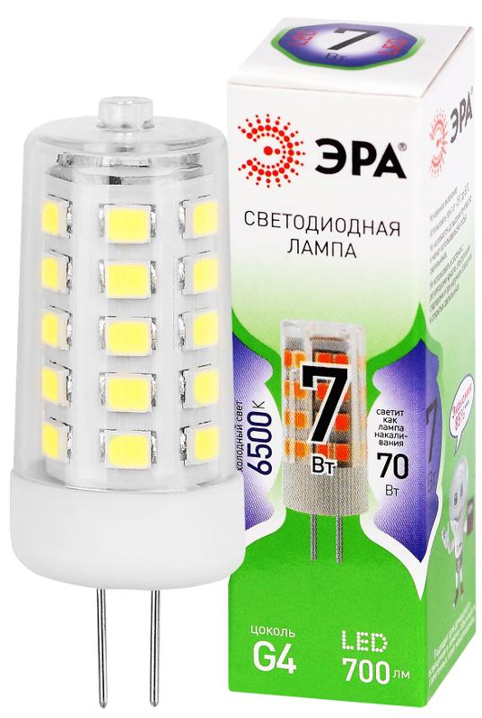 Лампа светодиодная  GREEN LINE LED G4-JC-7W-865-12V GL G4 7Вт капсула холодный дневной свет | Б0067194 | ЭРА — ЭРА (Энергия света)