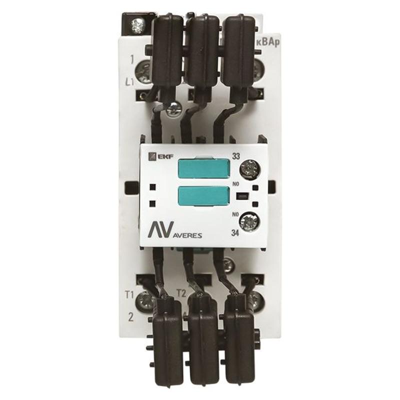 Контактор для конденсатора КМЭК 40 кВАр 230В 1NО AVERES | ctrk-s-58-40-230-av | EKF — миниатюра 11