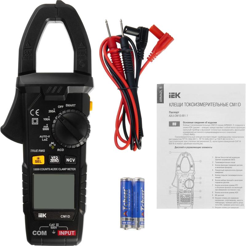 Клещи токоизмерительные ARMA2L 5 CM1D | A2L5-CM14-01 | IEK — миниатюра 6