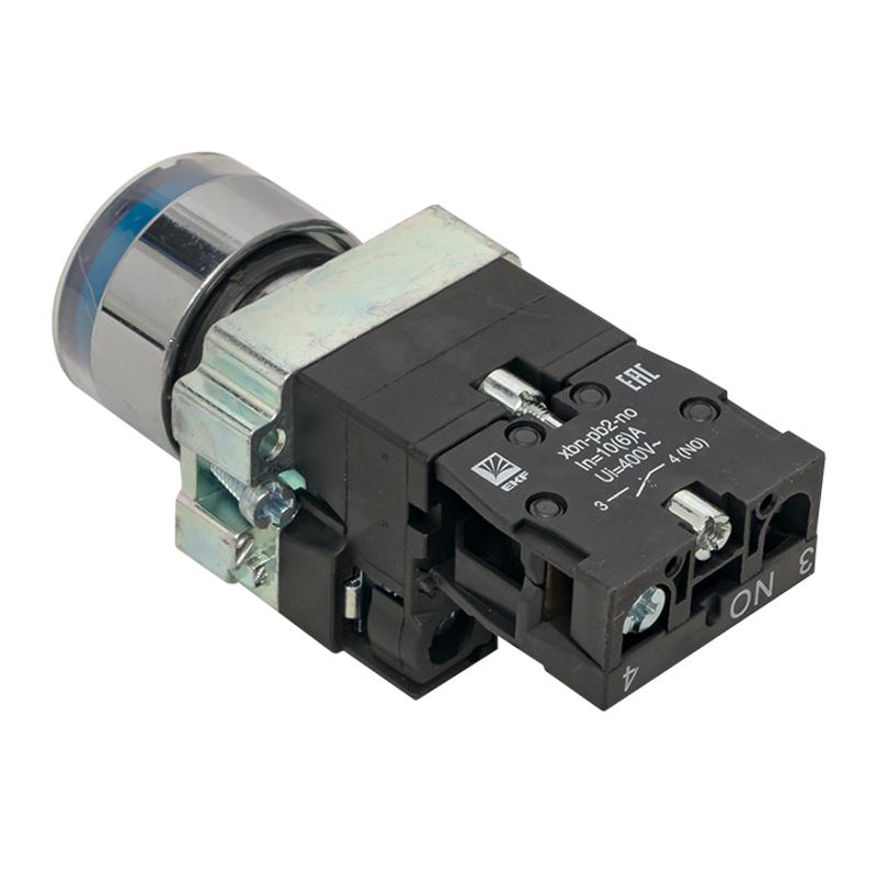 Кнопка BA61 с подстветкой 230В синяя NO PROxima | xb2-bw61-230 | EKF — миниатюра 5