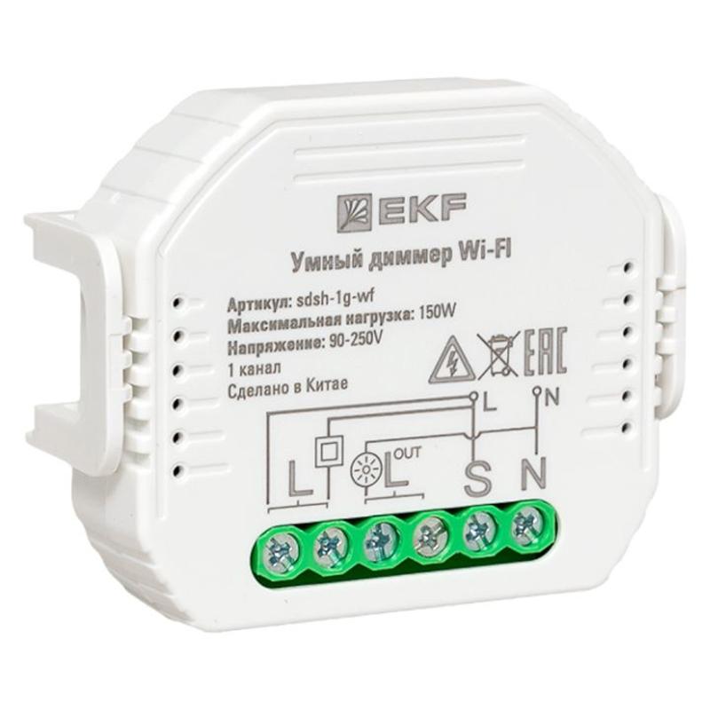 Умный диммер в подрозетник 1-канальный Wi-Fi  Connect |sdsh-1g-wf| EKF — EKF