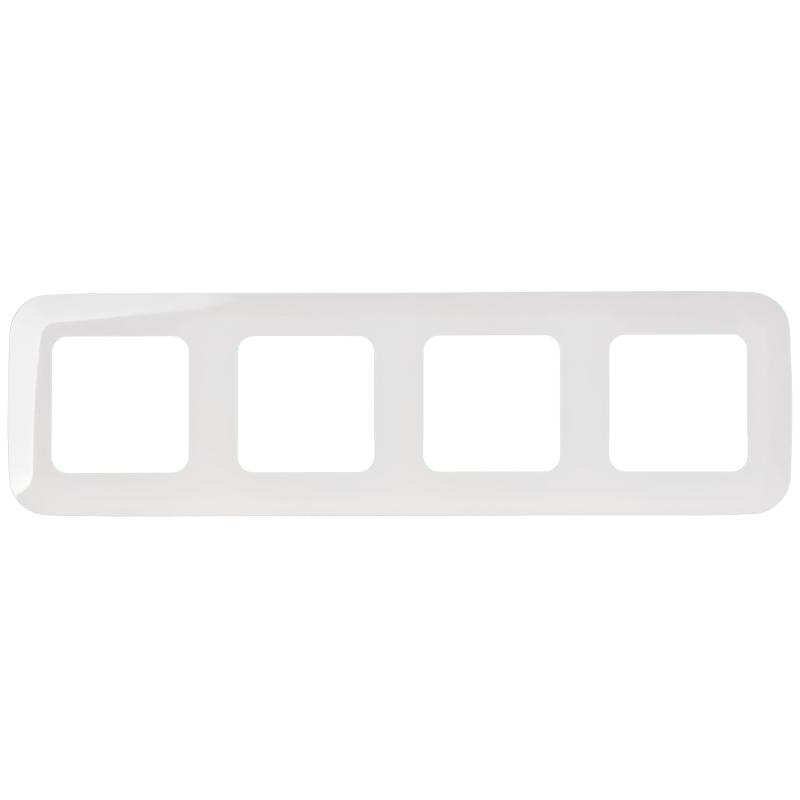 FLITE Artistic Рамка 4-ая РУ-4-А-ФлБ белый | FI-M42-31-20-K01 | IEK — миниатюра 2