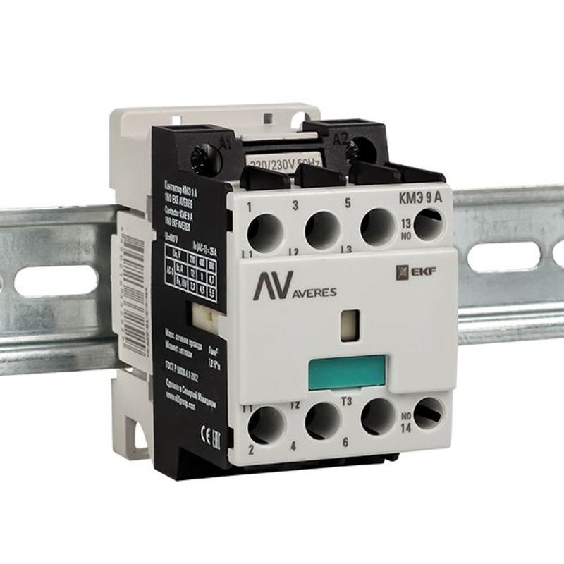 Контактор КМЭ 9А 1NO 400В АС EKF AVERES | ctr-s-9-10-400-av | EKF — миниатюра 10