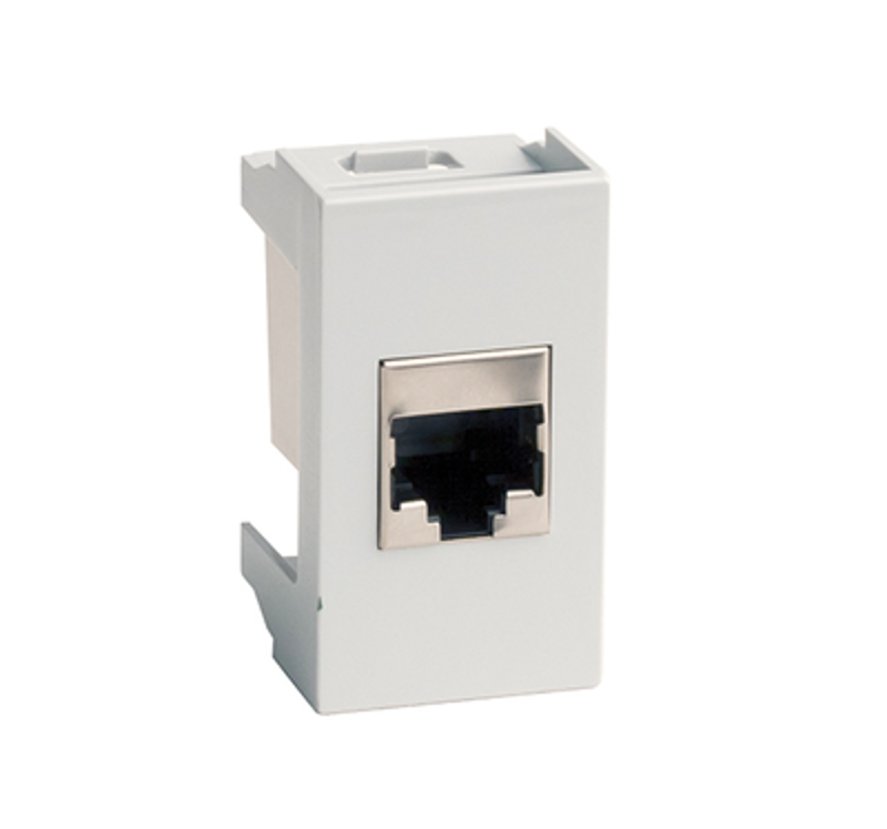 Viva белый розетка компьютерная RJ45 категория 5e экран. FTP 1мод | 45048 | DKC — DKC (ДКС)