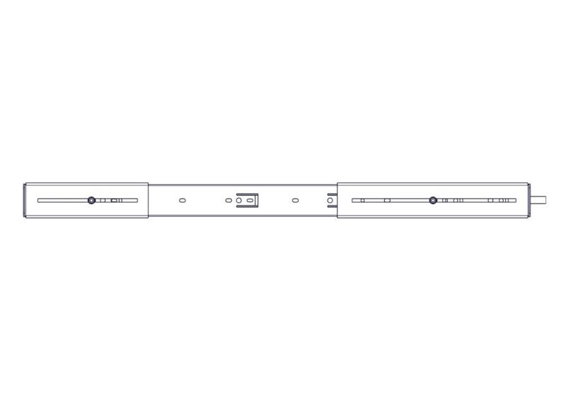 Выдвижная полка Systeme Electric, серия Uniprom, 1U, 650мм, до 45кг | UT8123 | SE — миниатюра 3