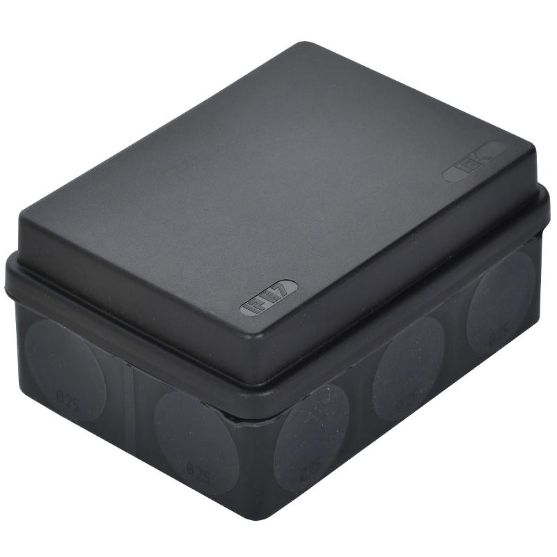 Коробка расп. КМ42441 о/п 150х110х70мм IP67 10вв. черная | UKO21-150-110-070-K02-66 | IEK — миниатюра 3