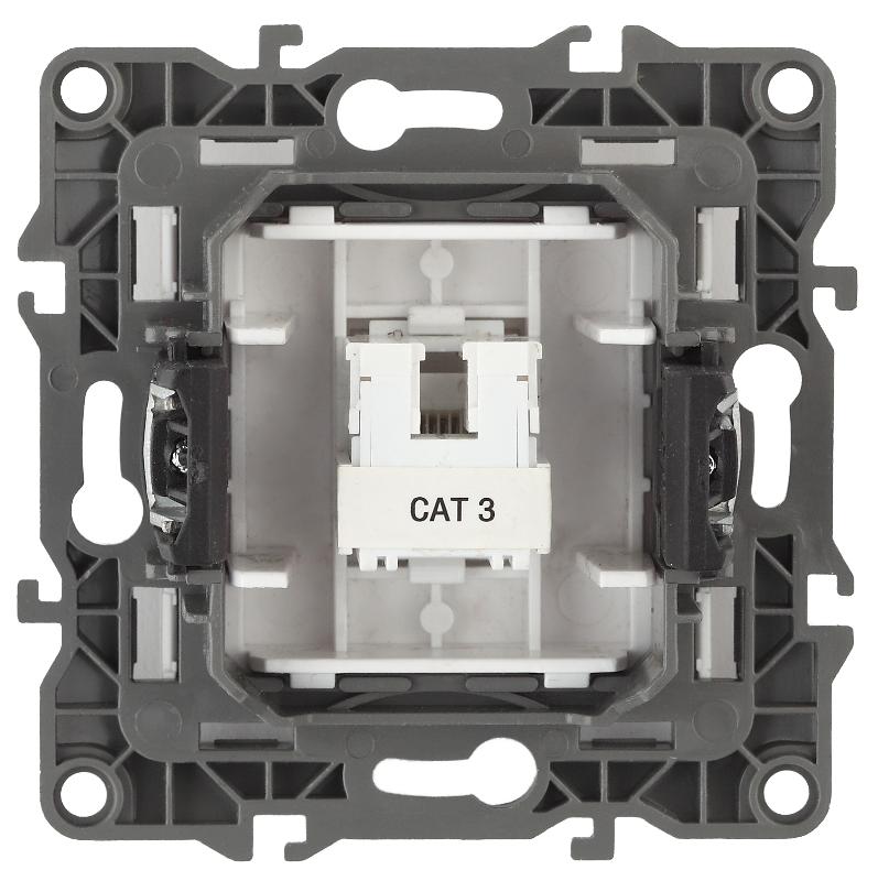 Розетка телефонная 12-3105-01 RJ11,  белый  |Б0014711 | ЭРА — миниатюра 2