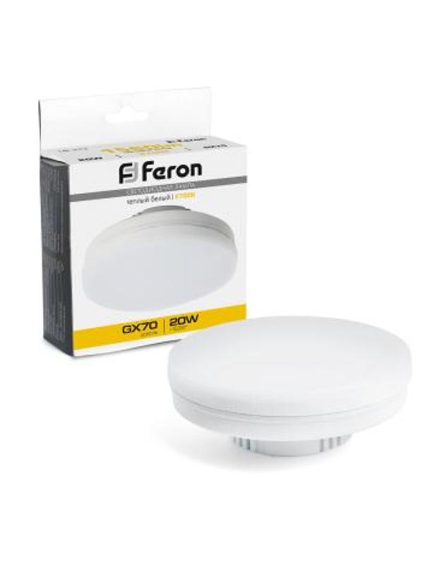 Лампа cветодиодная, (20W) 230V GX70 2700K, LB-473 | 48306 | FERON — Feron