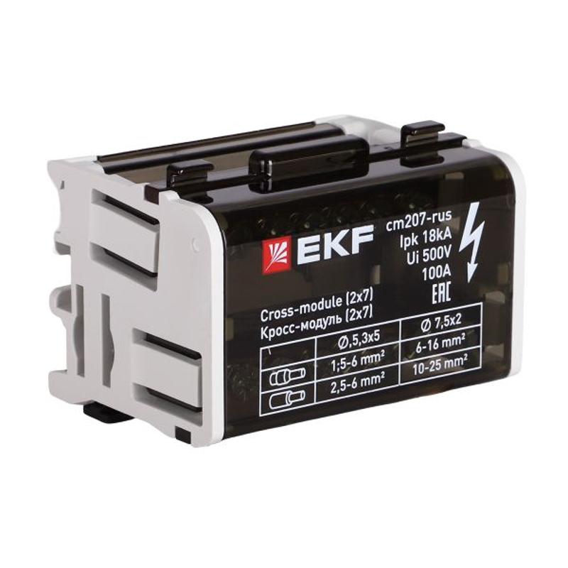 Кросс-модуль (2x7) 100A  |cm207-rus| EKF — EKF