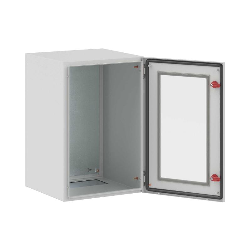 Корпус сварной навесной ST с прозрачной дверью и М/П ВхШхГ  600 x 400 x 400 | R5STX0644 | DKC — миниатюра 2