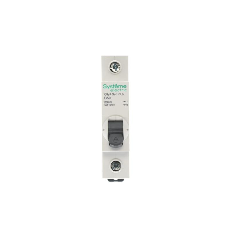 Выключатель автоматический однополюсный 50A B 6kA City9 | C9F16150 |Systeme Electric — миниатюра 7