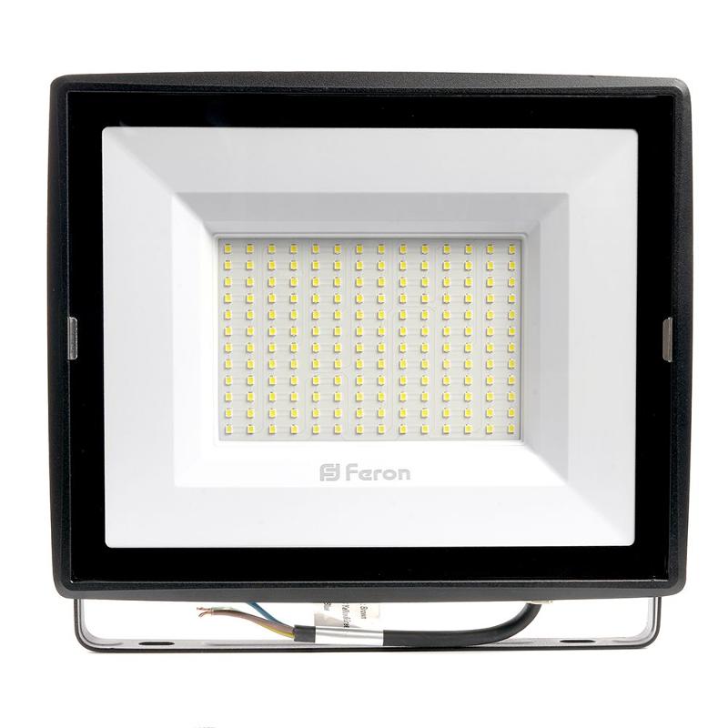 Прожектор светодиодный 2835 SMD 200W 4000K IP65  AC230V/50Hz, черный, LL-924 | 48110 | FERON — миниатюра 3