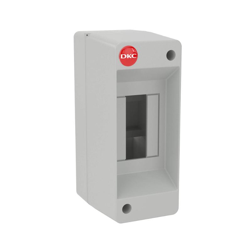 Щиток настенный, ral 7035, без крышки, 2мод. (ВхШхГ) 55х135х80 IP20 | 82002 | DKC — DKC (ДКС)