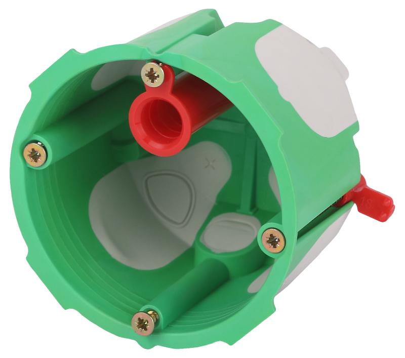 Коробка установочная  KUU-68-55-unibox двухкомпонентная универсальная зеленая 68х55мм UniBox саморезы IP30 | Б0068231 | ЭРА — ЭРА (Энергия света)