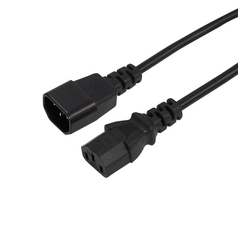 Шнур сетевой IEC 320 C13 – IEC 320 C14 3x0,75мм², длина 0,6м | 04-2721 | REXANT — REXANT