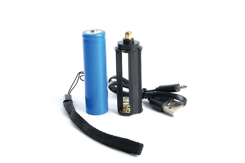 Фонарь светодиодный переносной аккумуляторный USB ZOOM, TH2400 | 41682 | FERON — миниатюра 3