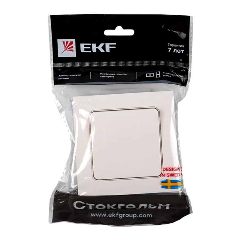 Стокгольм Выключатель 1-кл. 10А белый PROxima | EXV10-021-10 | EKF — миниатюра 7