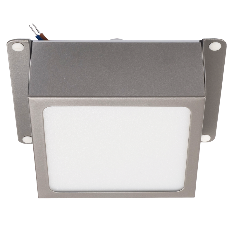 Светильник светодиодный для грильято "домино" PPL 089/G OPAL  9W 4000K GREY IP40 для ячейки 100х100мм | .5060197 | Jazzway — фото 1 | Sento