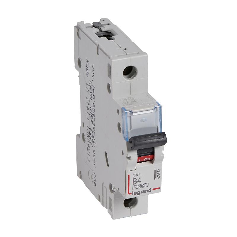 Выключатель автоматический  однополюсный DX3 10000 4А B 16кА | 408868 | Legrand — Legrand