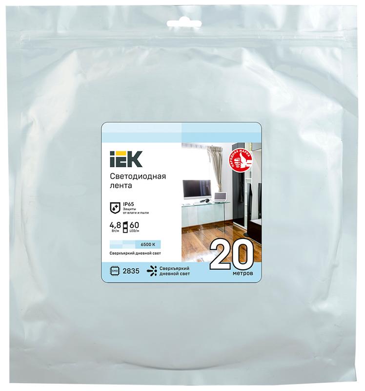 Лента светодиодная 20м LSR-2835W60-4,8-IP65-12В | LSR1-2-060-65-3-20 | IEK — IEK (ИЭК)