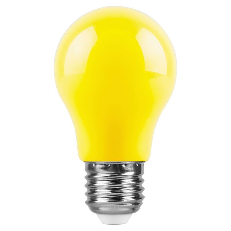 Лампа светодиодная для белт лайта LB-375 (3W) 230V E27 желтый A50 | 25921 | FERON — миниатюра 2
